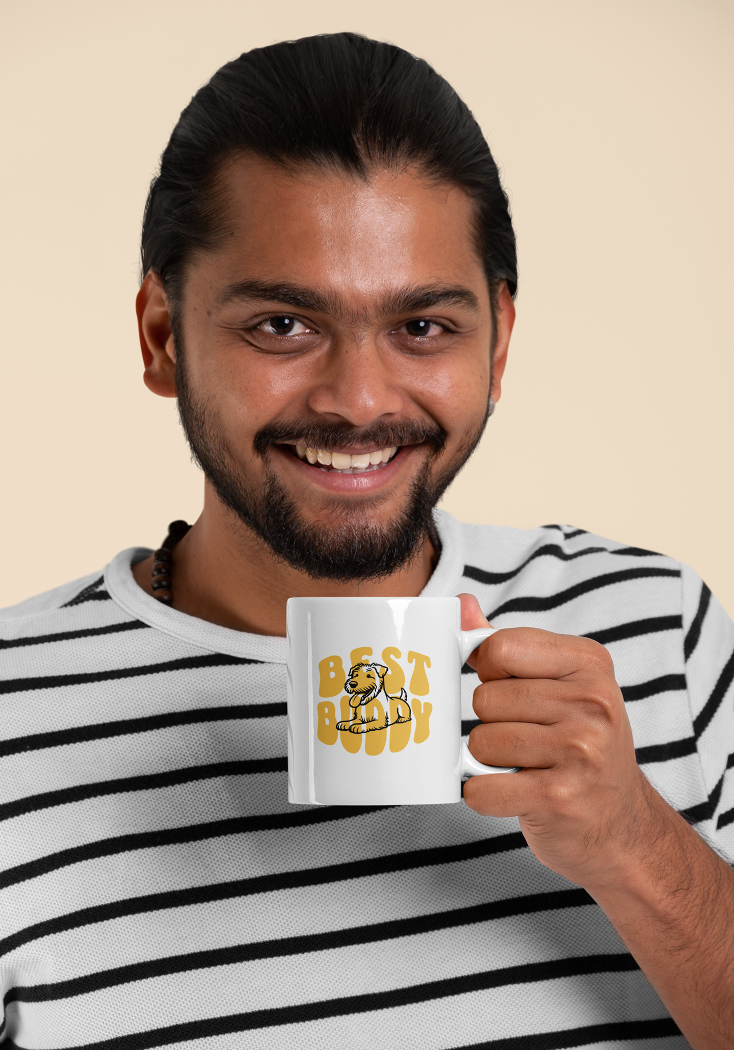 Best Buddy - Ceramic Mug for Dog Lovers.