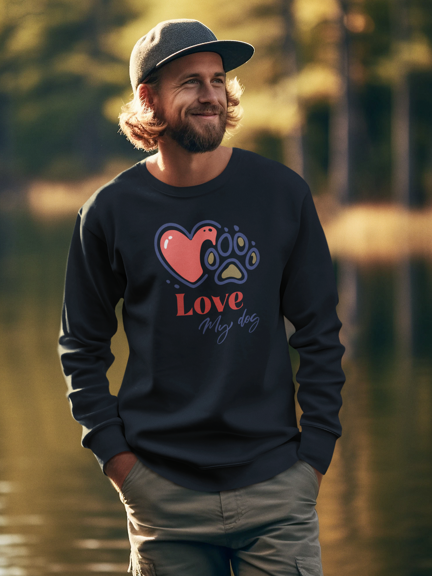 Love My Dog Sweatshirt.