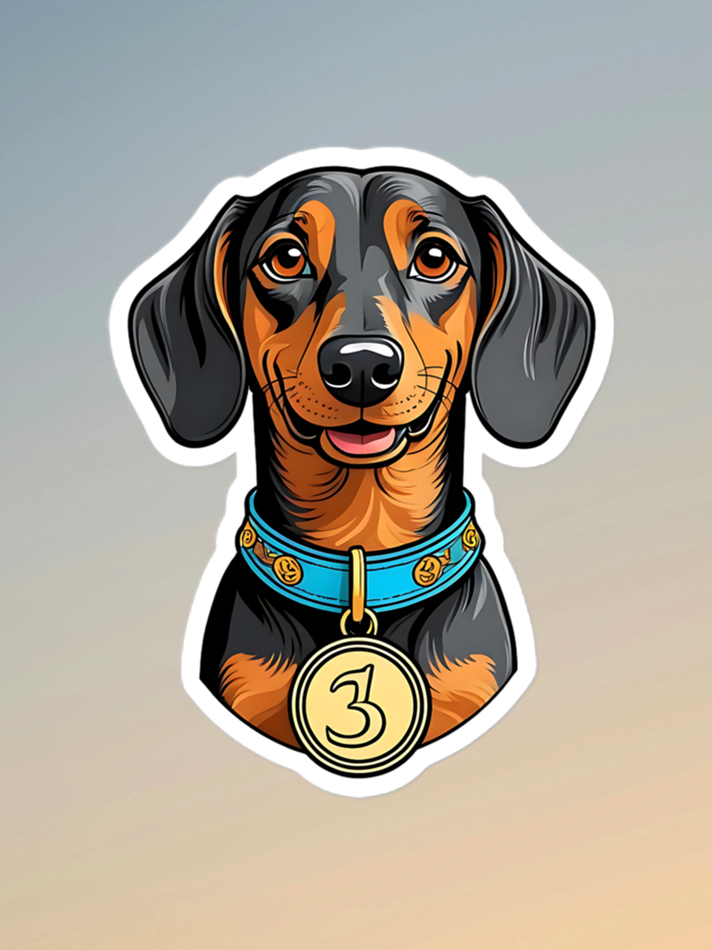 Dachshund Stickers.