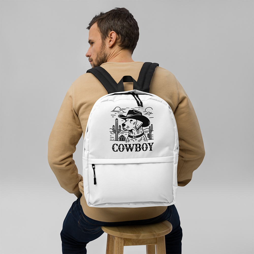 Dog Cowboy Backpacks.