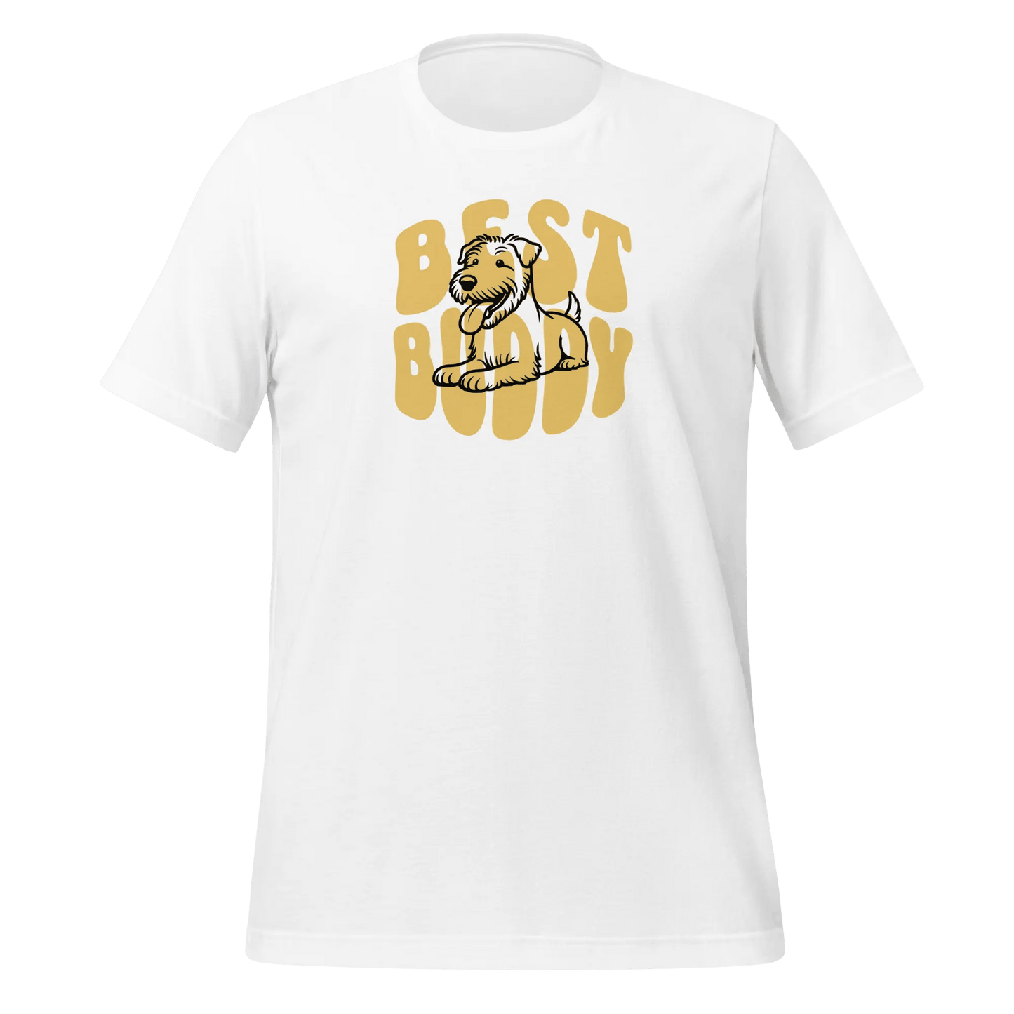 Dog T-Shirt - "Dog is My Best Buddy" for Dog Lovers. - PrintsDog