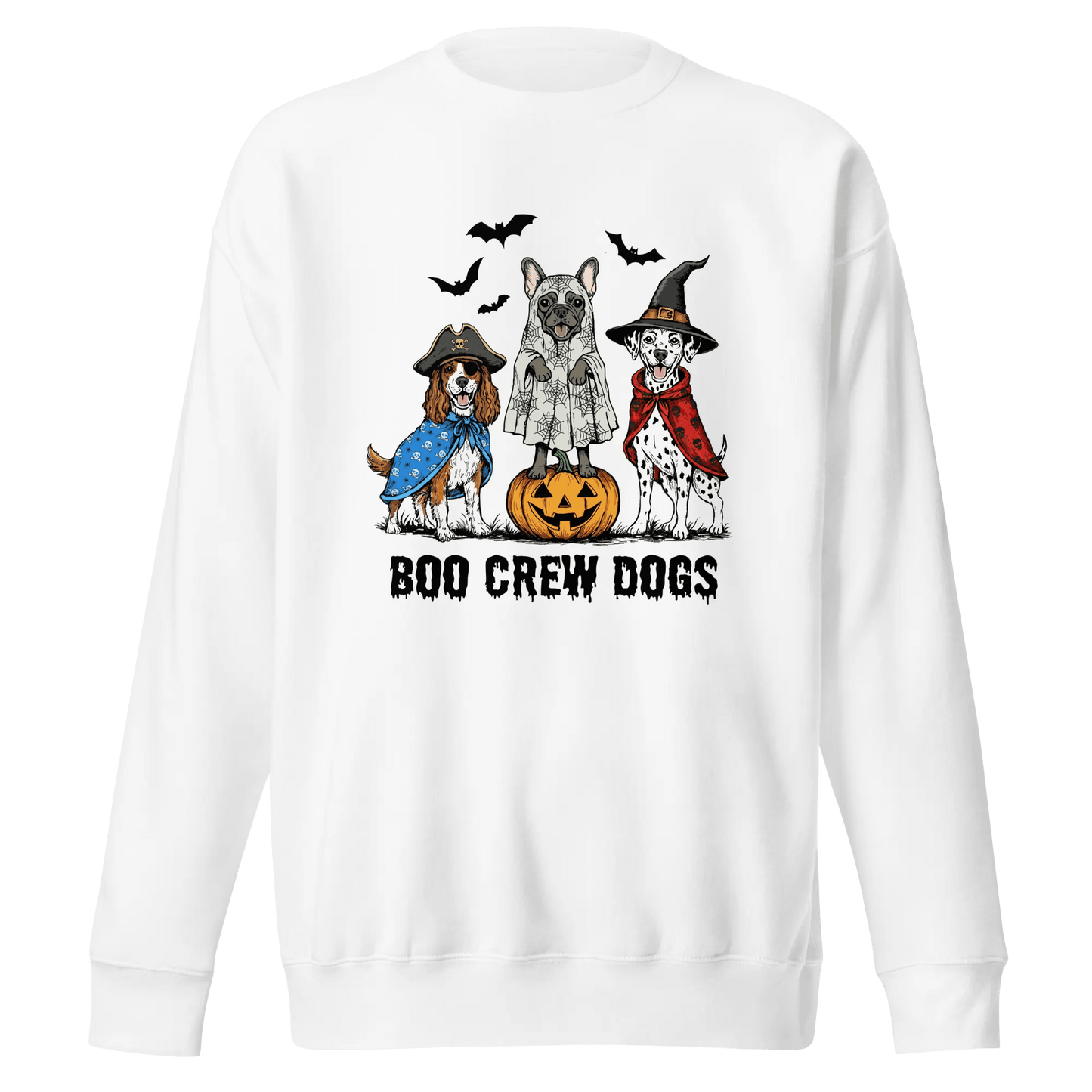 Halloween Dogs Sweatshirt - Funny Dogs in Costumes for Dog Lovers - PrintsDog