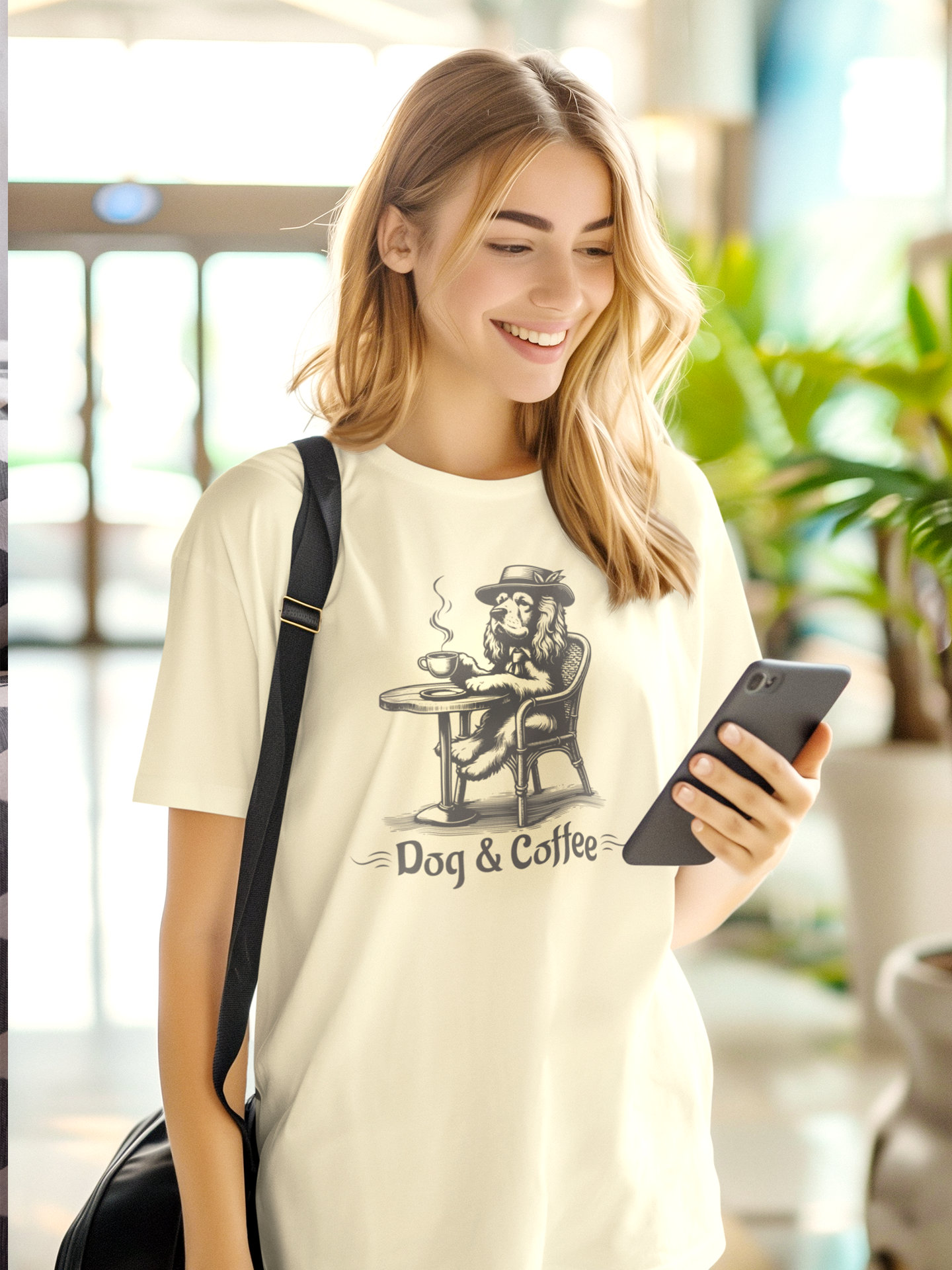 Dog & Coffee T-Shirt.