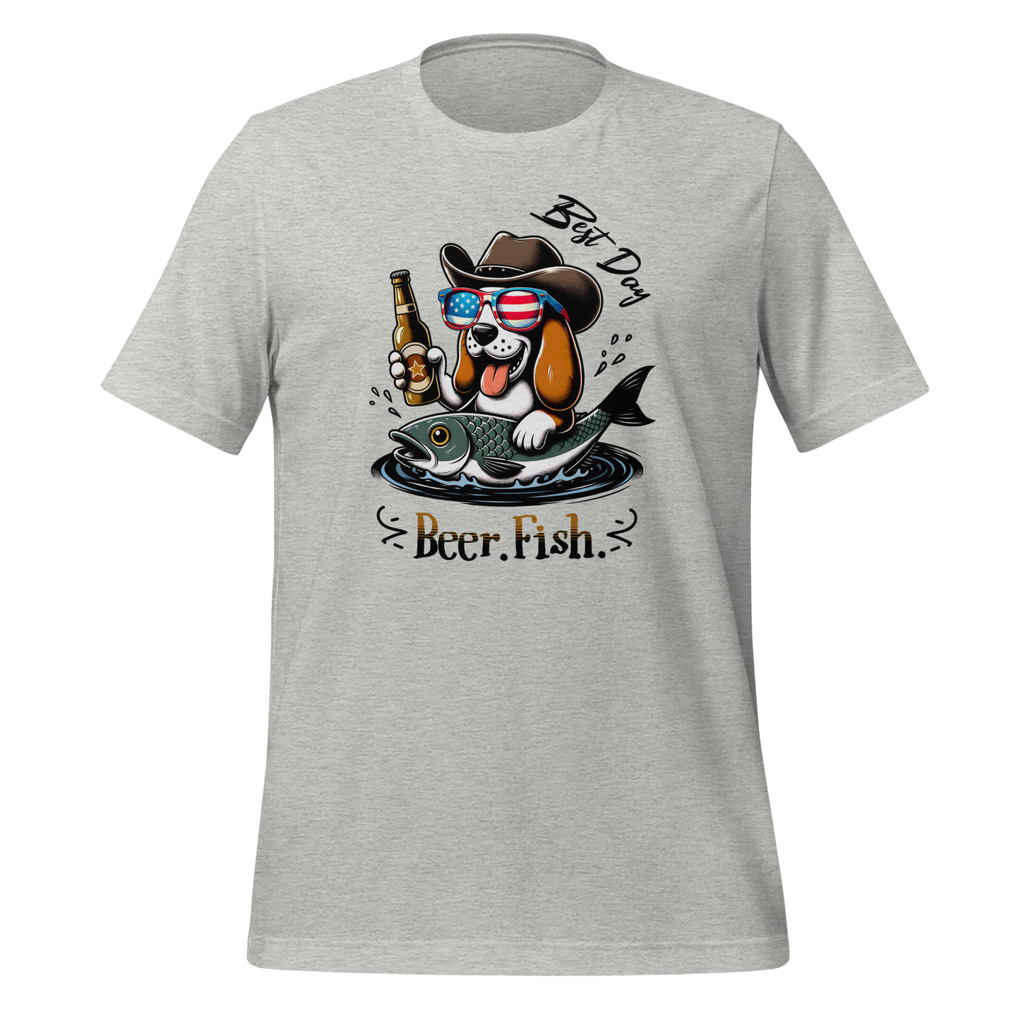 Best Day. Beer. Fish T-Shirt.