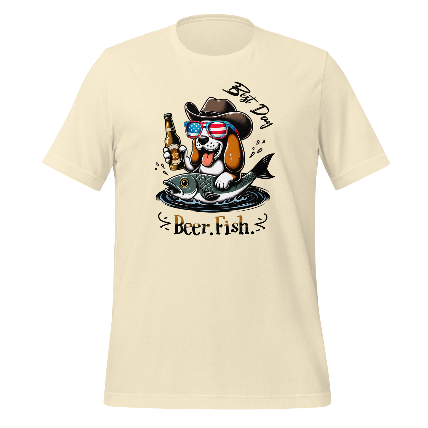 Best Day. Beer. Fish T-Shirt.