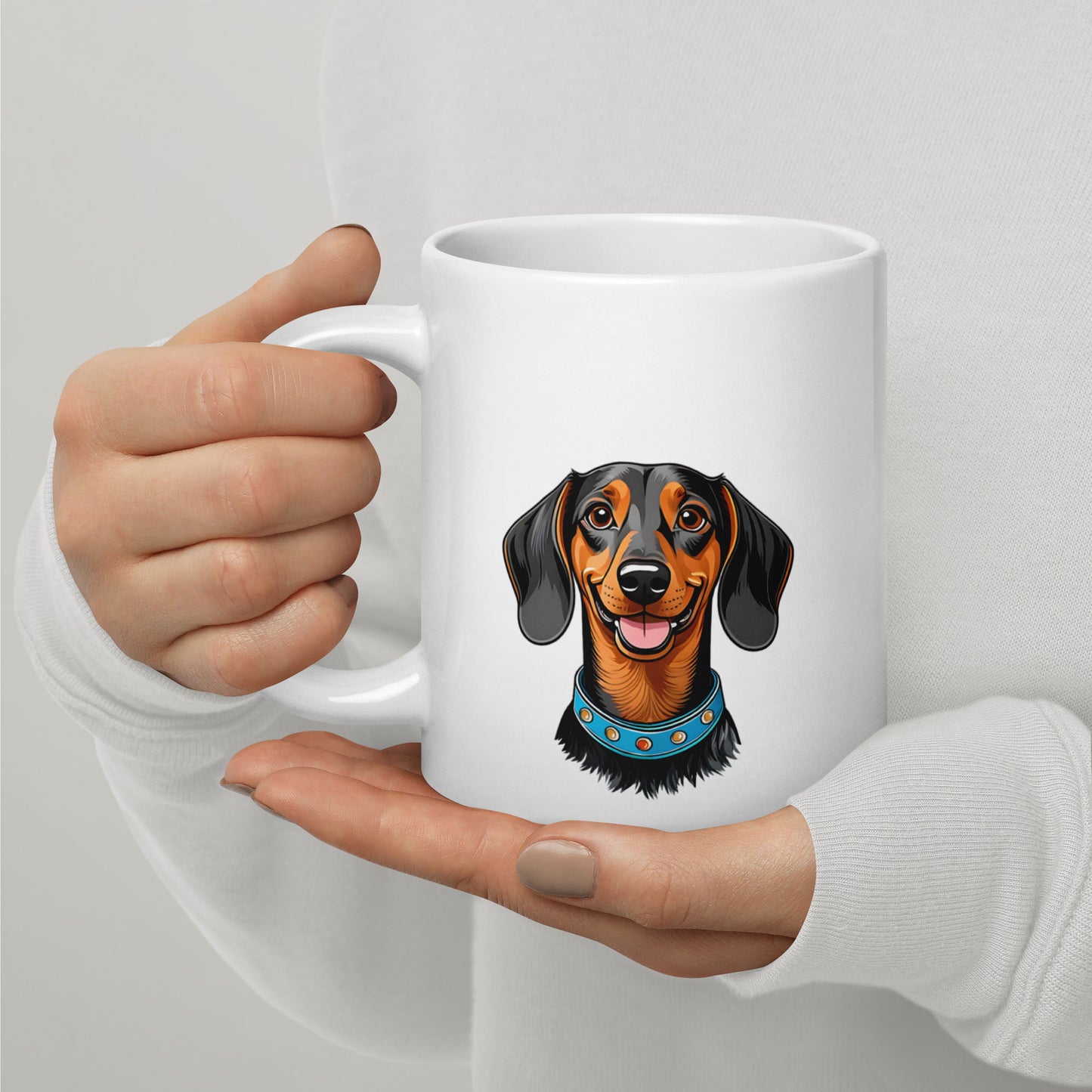 Dachshund Mug – Cute Ceramic Cup for Dog Lovers.