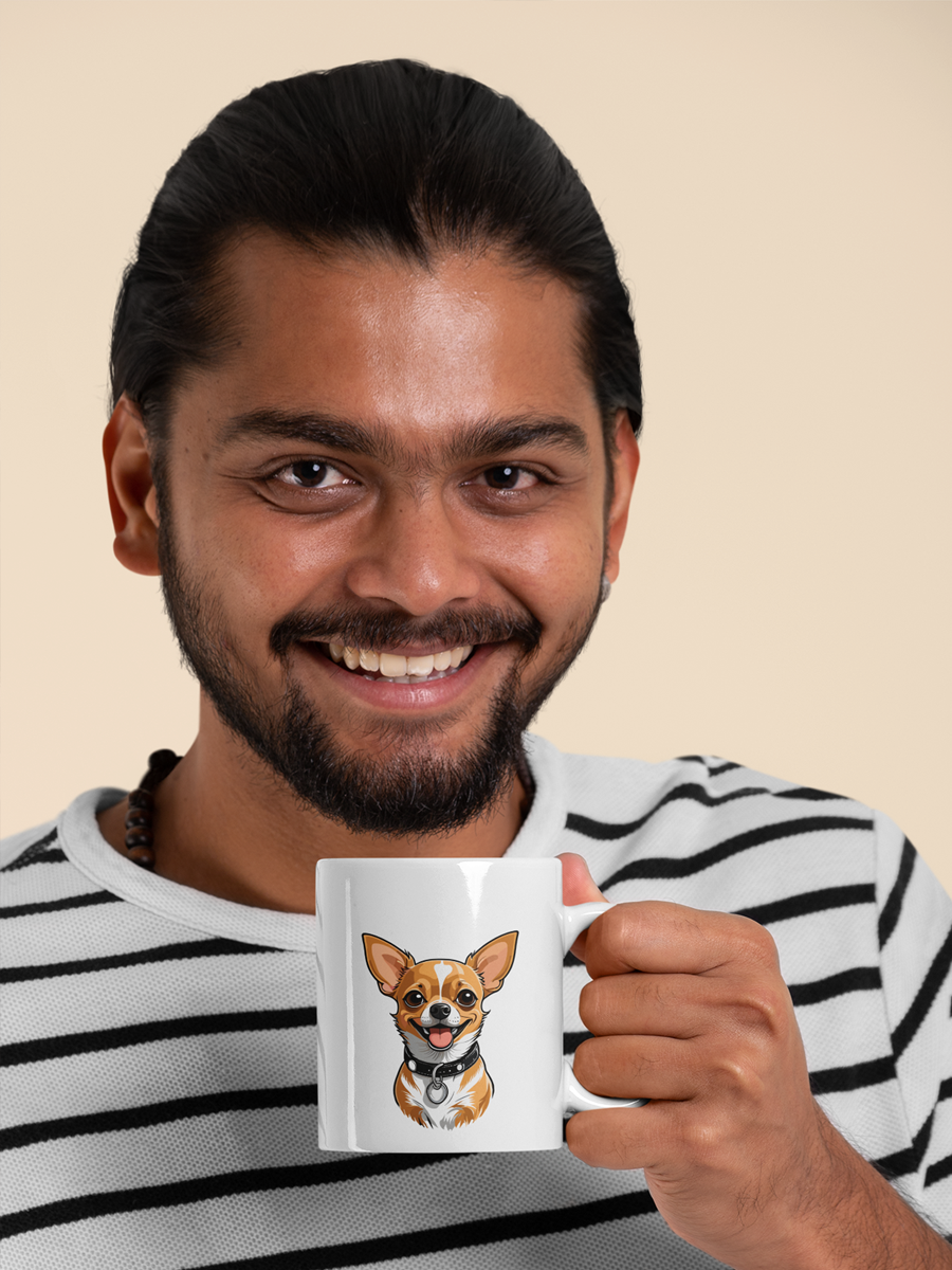 Chihuahua Mug – Cute Ceramic Cup for Dog Lovers.