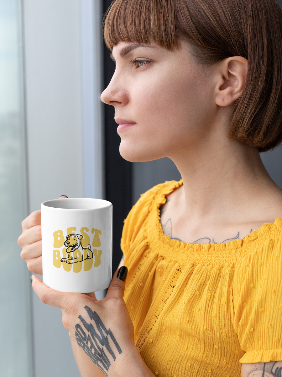 Best Buddy Mug – Ceramic Dog Lover Gift Cup.