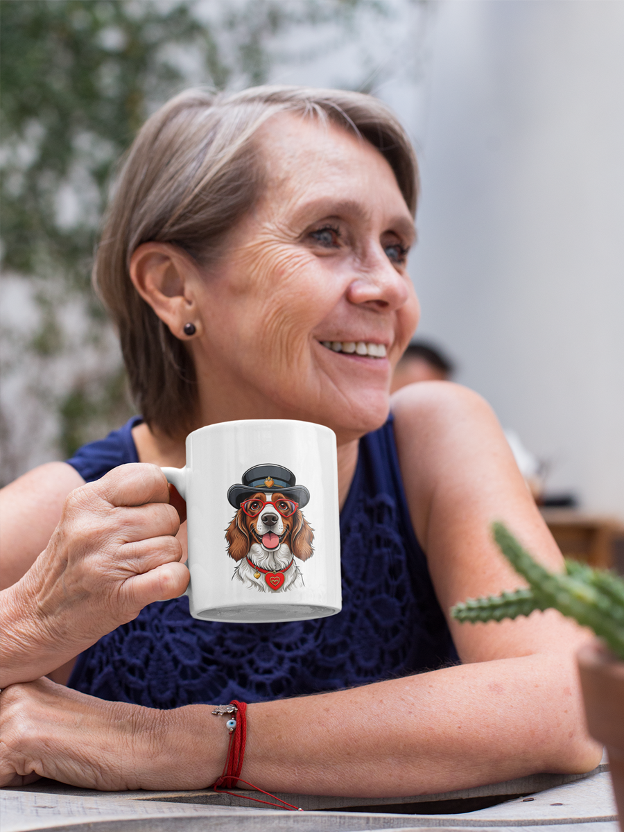 Spaniel Mug – Funny Ceramic Dog Lover Cup.