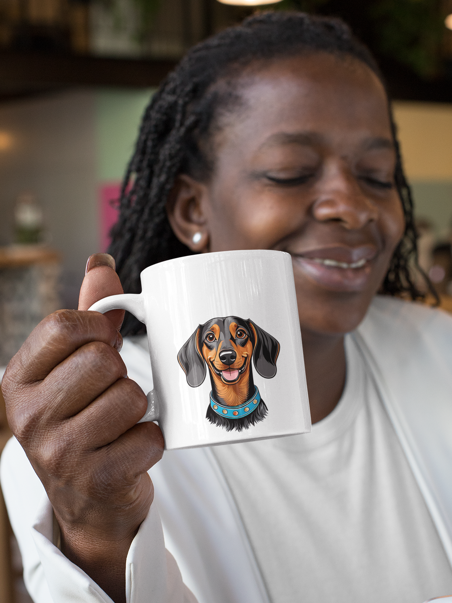 Dachshund - Ceramic Mug for Dog Lovers.