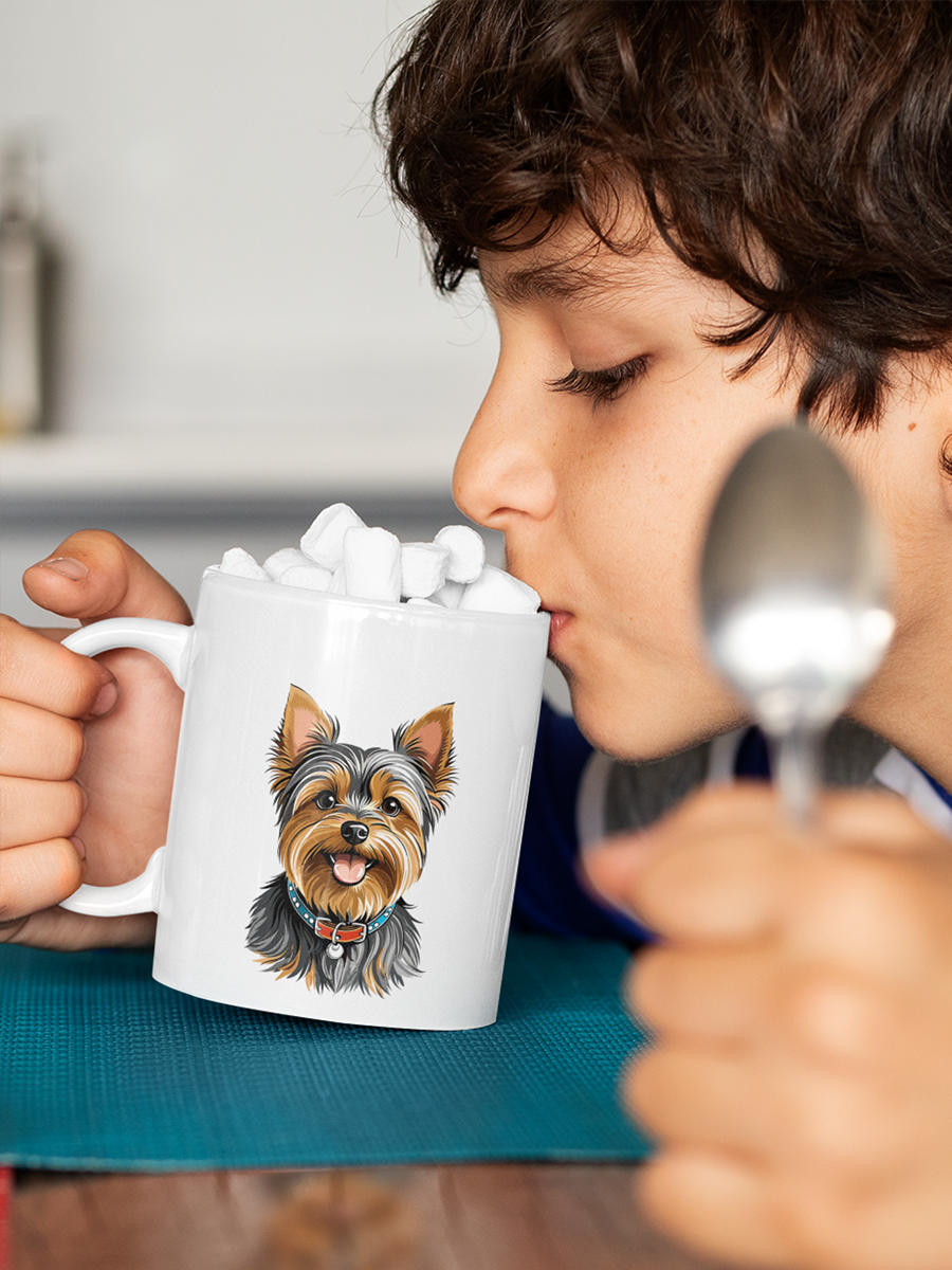 Yorkshire Terrier Mug – Adorable Ceramic Cup for Dog Lovers.