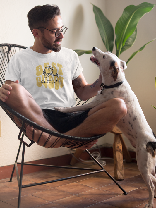 Dog T-Shirt - "Dog is My Best Buddy" for Dog Lovers.