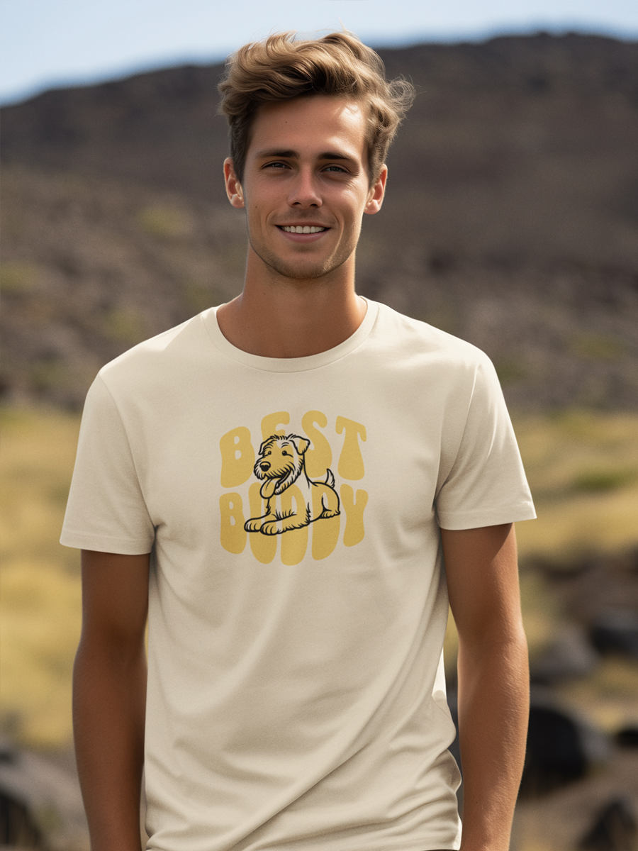 Dog T-Shirt - "Dog is My Best Buddy" for Dog Lovers.