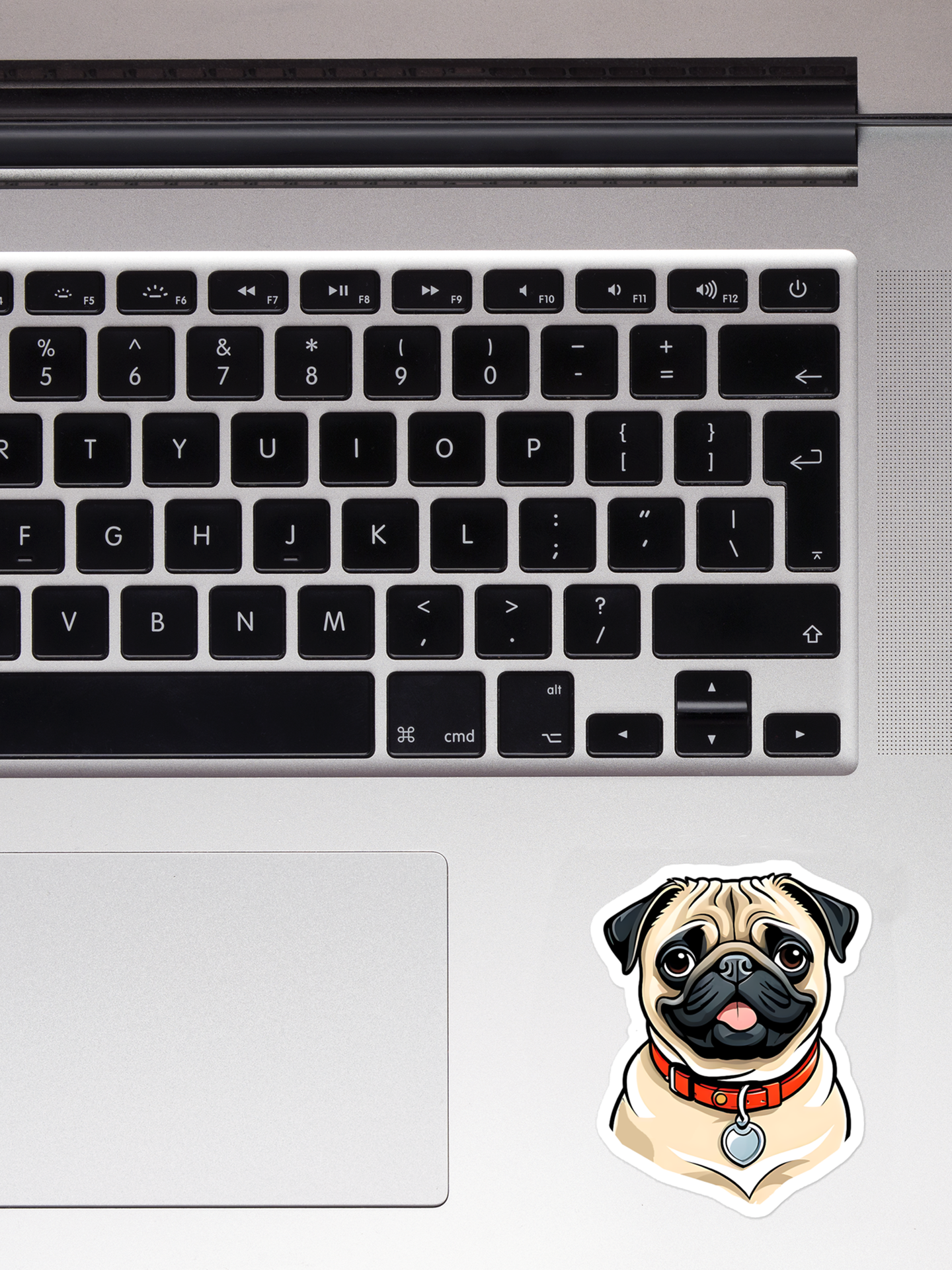 Cute Pug Sticker.