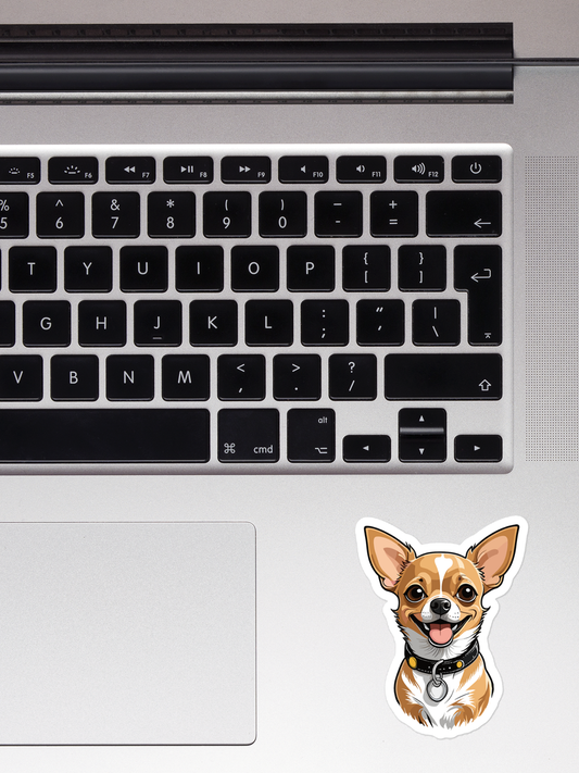 Happy Chihuahua Stickers.