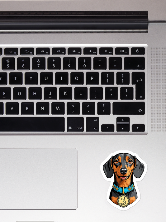 Dachshund Sticker - Waterproof Vinyl Decal for Laptop, Phone & Tablet.