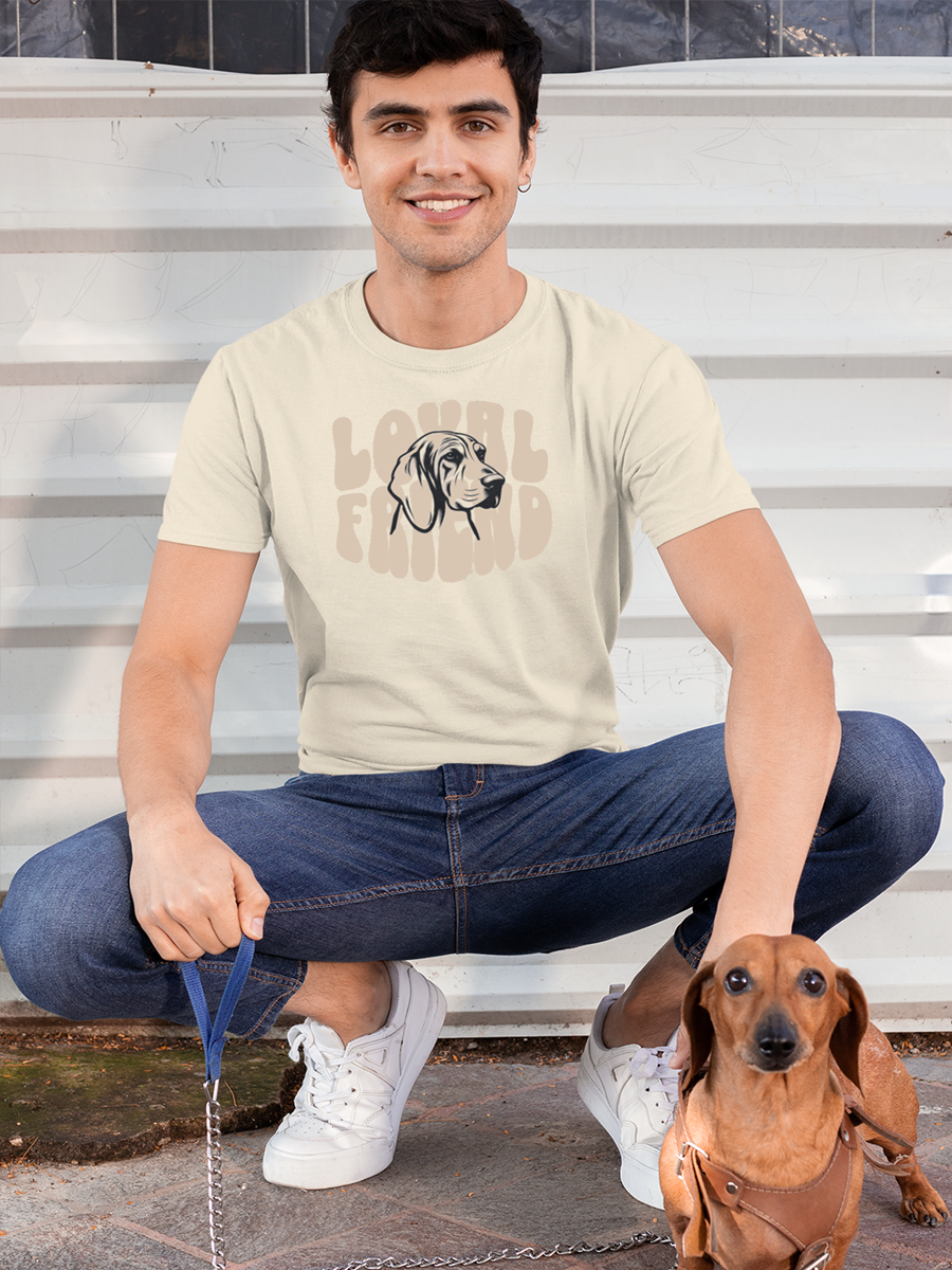 Dog T-Shirt - "Loyal Friend" for Dog Lovers & Pet Owners.