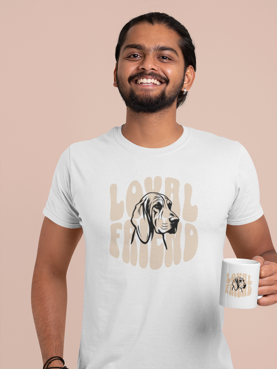 Dog T-Shirt - "Loyal Friend" for Dog Lovers & Pet Owners.