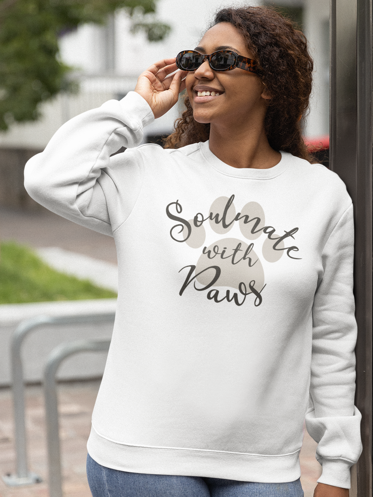 Soulmate with Paws Sweatshirt.