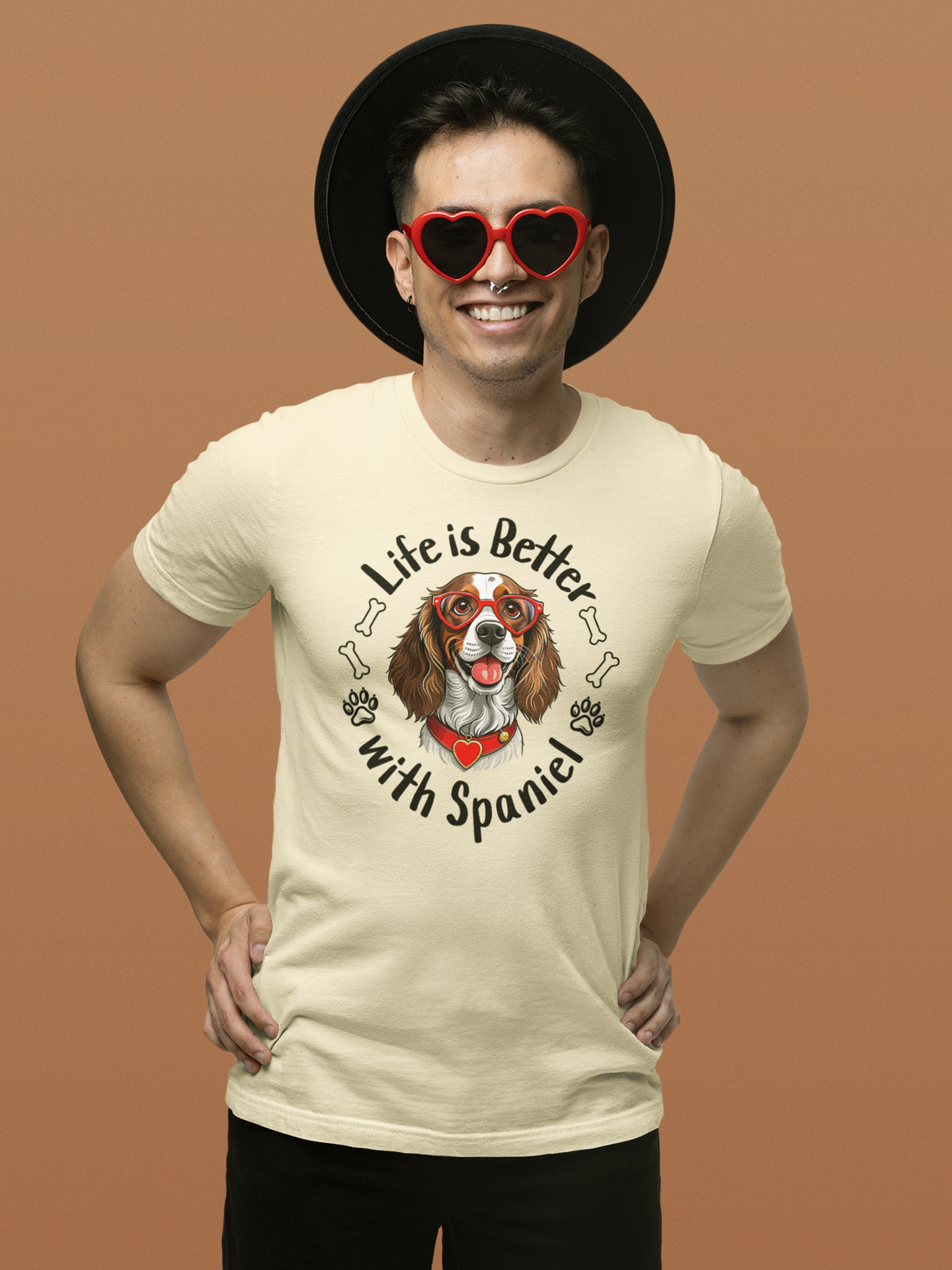 Life is better with Spaniel T-Shirt.