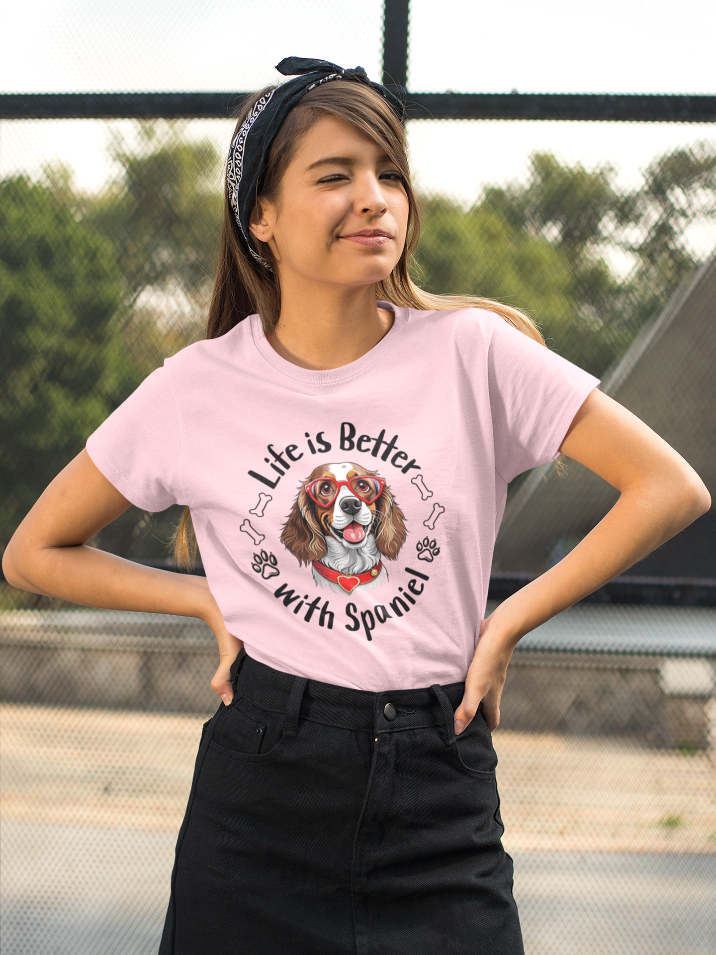 Life is better with Spaniel T-Shirt.