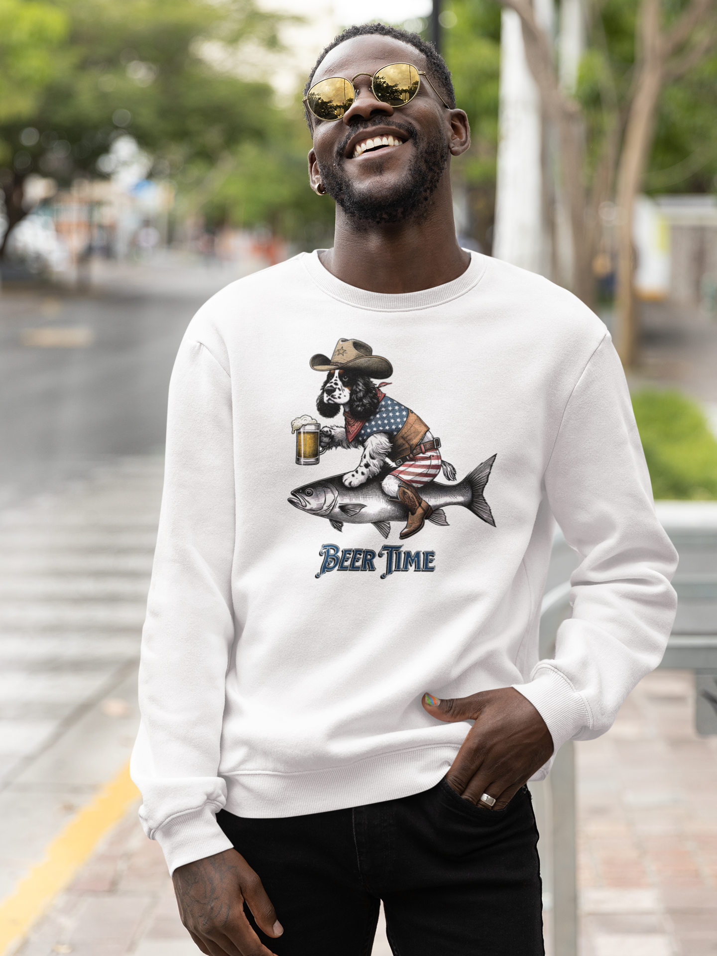 Beer Time Sweatshirt.