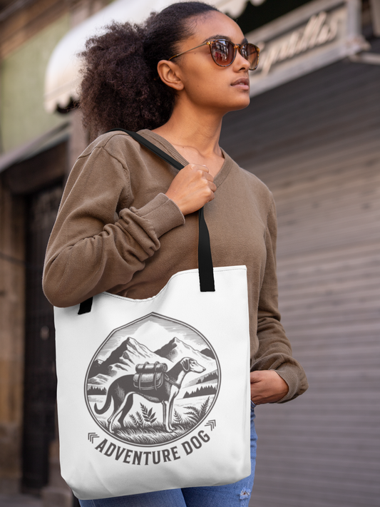 Adventure Dog Tote Bag.