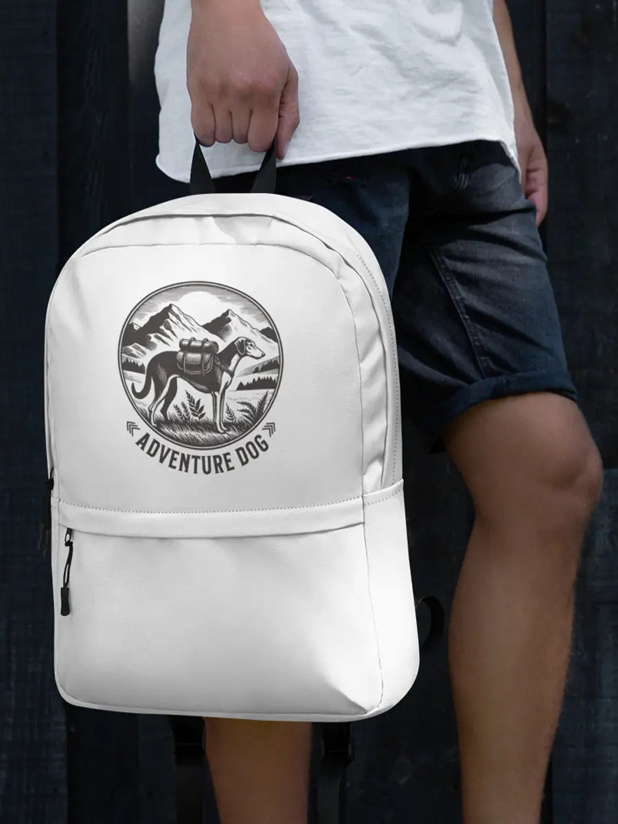 Adventure Dog Backpack - Vintage Mountain Dog Design for Outdoor Explorers. - PrintsDog