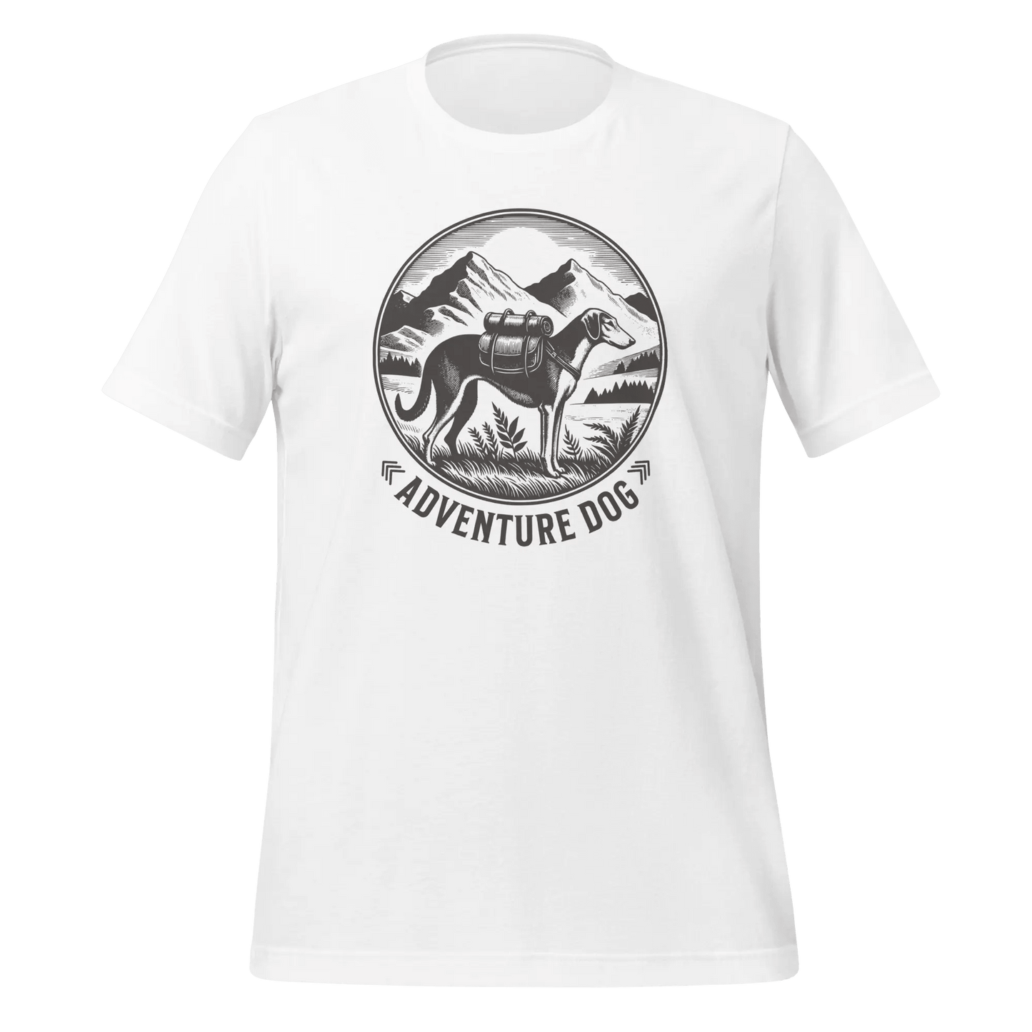 Adventure Dog T-Shirt - Dog Lover Tee "Adventure Awaits With My Dog". - PrintsDog