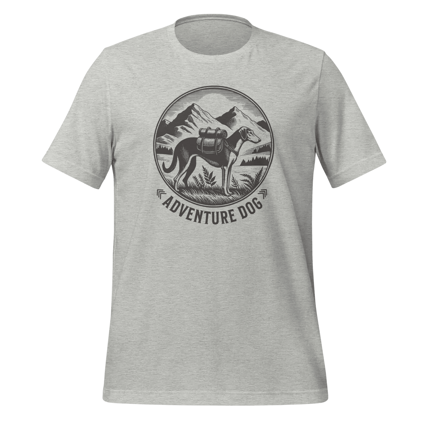 Adventure Dog T-Shirt - Dog Lover Tee "Adventure Awaits With My Dog". - PrintsDog