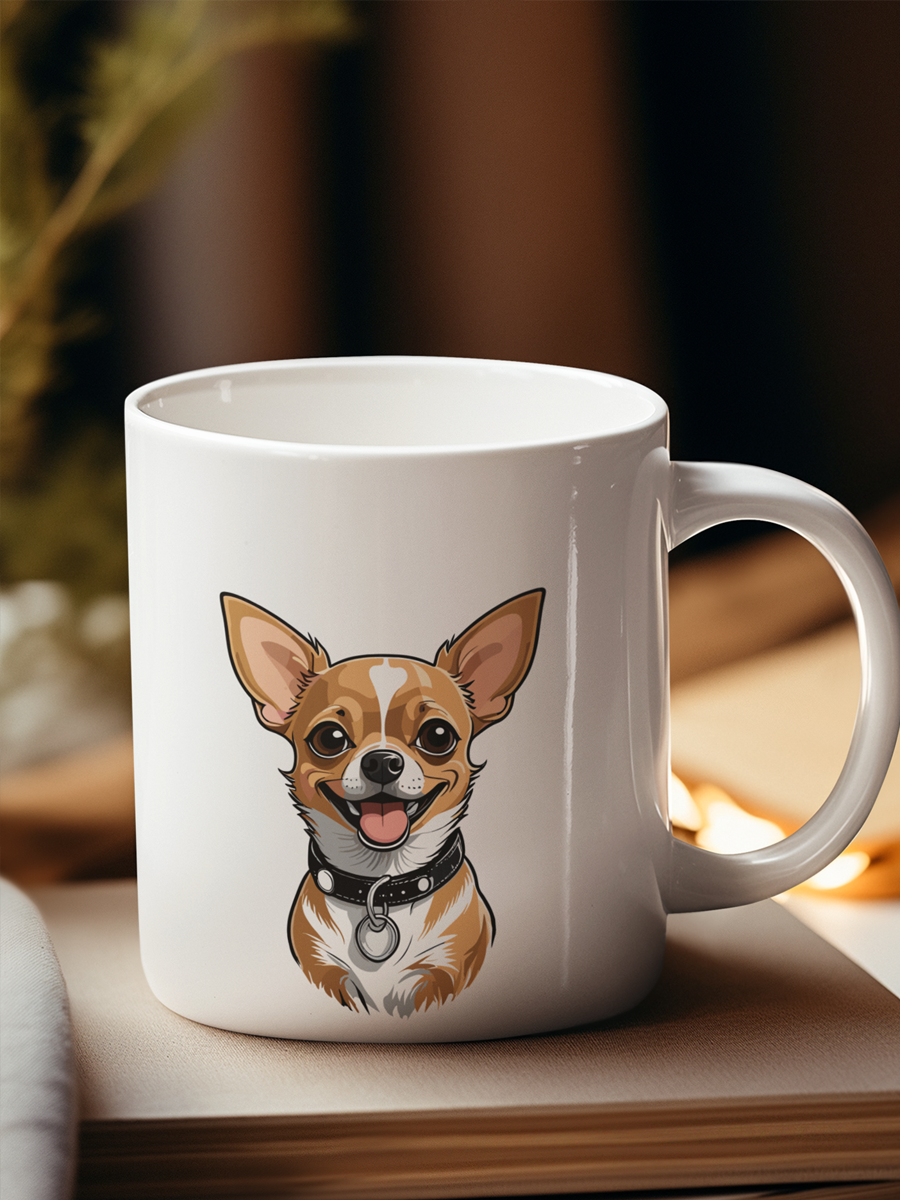 Chihuahua Mug – Cute Ceramic Cup for Dog Lovers.