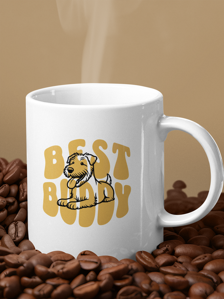 Best Buddy Mug – Ceramic Dog Lover Gift Cup.