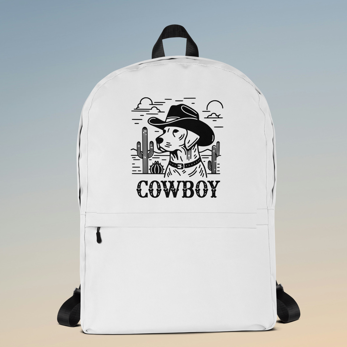 Dog Cowboy Backpacks.