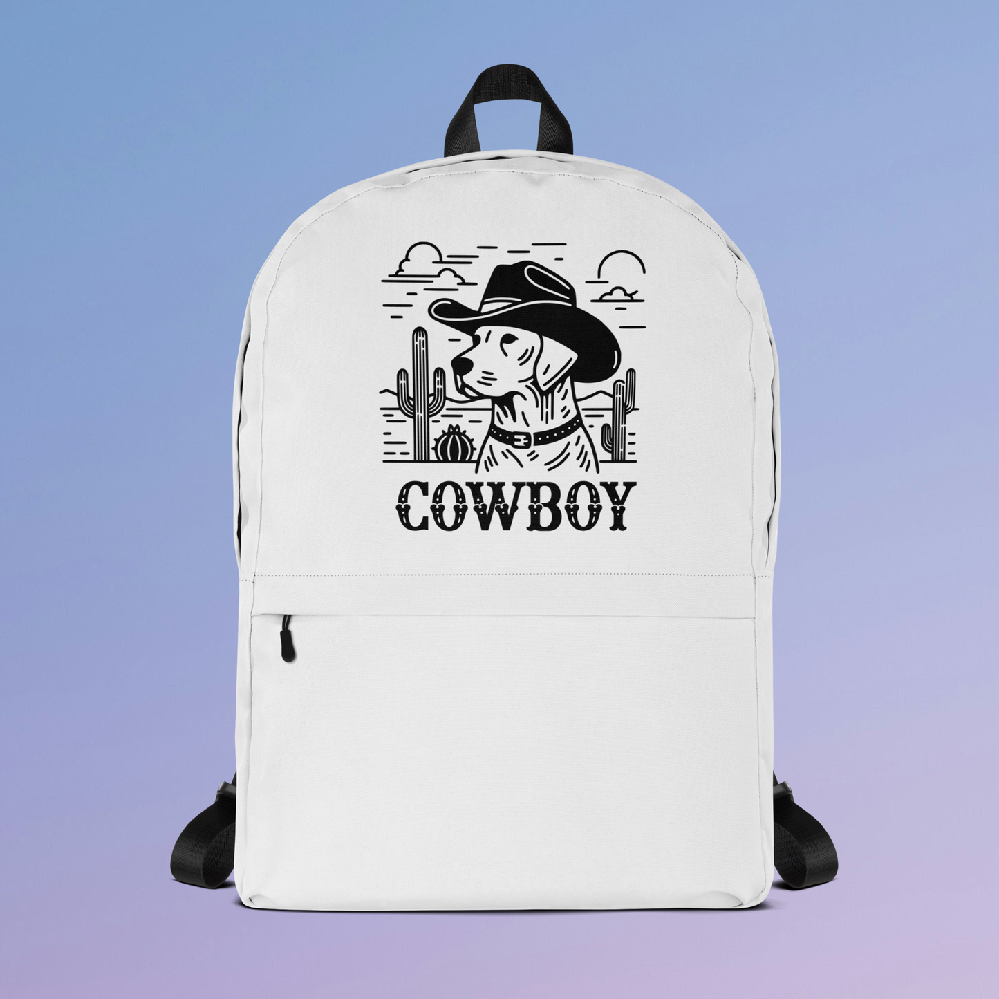Dog Cowboy Backpacks.