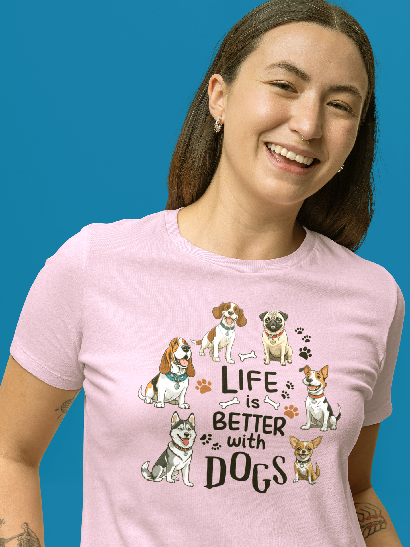 Life is Better with Dog T-Shirt.
