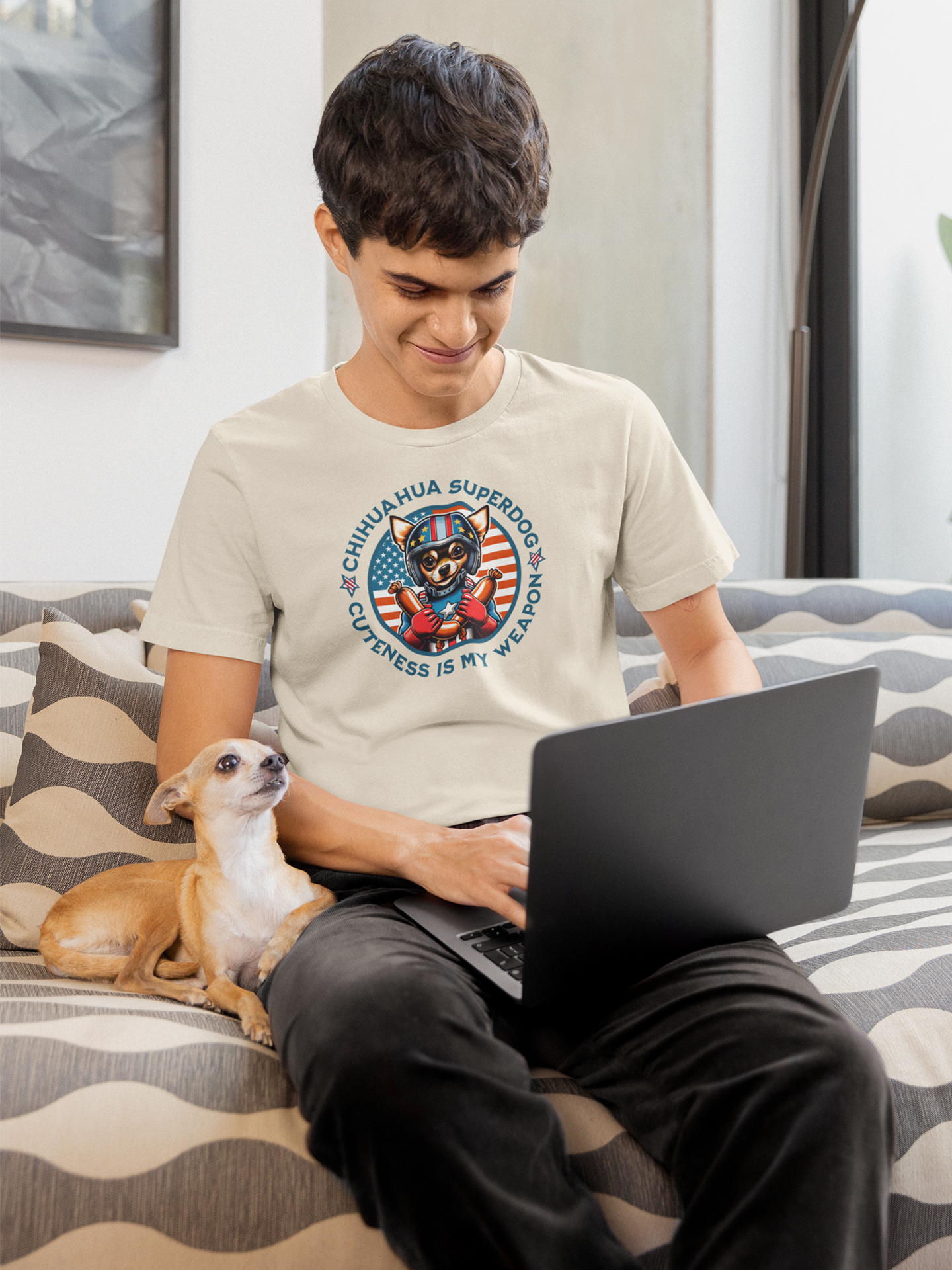 Chihuahua Superdog T-Shirt.