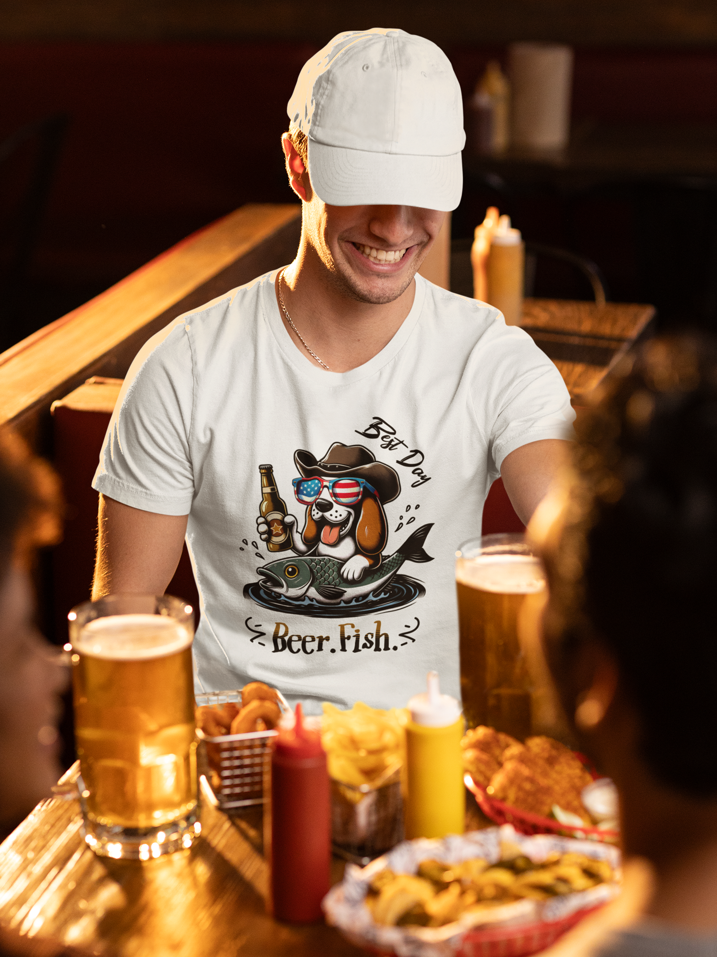 Best Day. Beer. Fish T-Shirt.