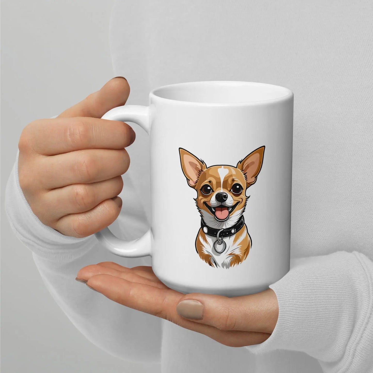 Chihuahua Mug - Ceramic Coffee Cup Gift for Chihuahua Lovers - PrintsDog