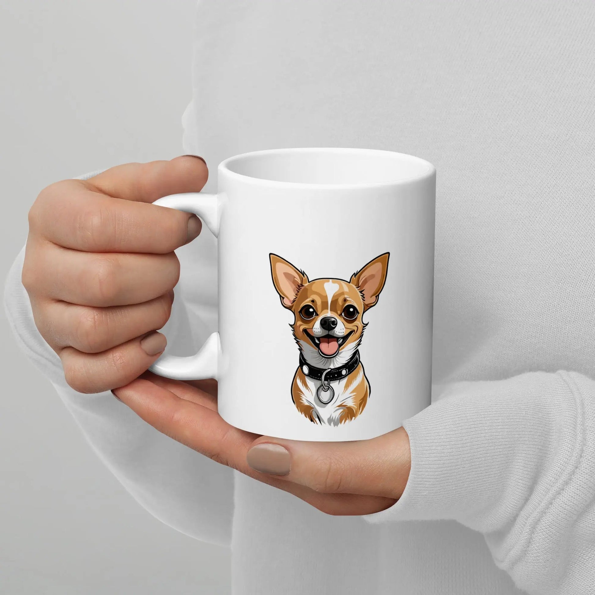 Chihuahua Mug - Ceramic Coffee Cup Gift for Chihuahua Lovers - PrintsDog