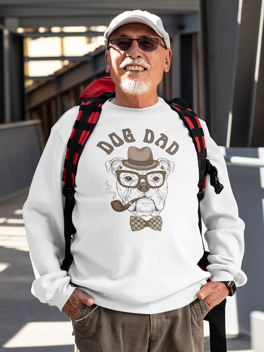 Dog Dad Vintage Bulldog – Funny Retro Dog Lover Sweatshirt.