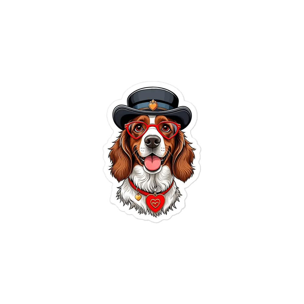 Cute Spaniel Sticker - Waterproof Vinyl Decal for Laptop, Water Bottle & Notebook - PrintsDog