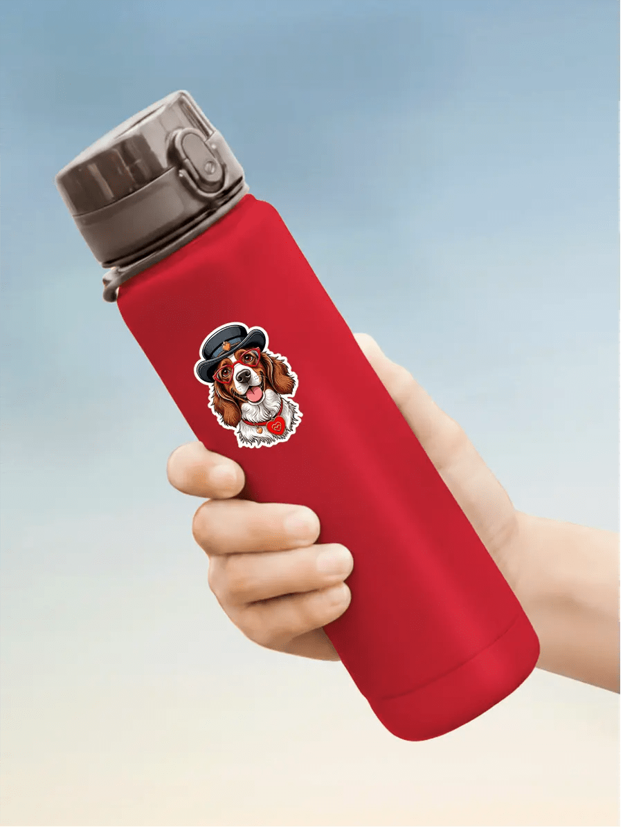 Cute Spaniel Sticker - Waterproof Vinyl Decal for Laptop, Water Bottle & Notebook - PrintsDog