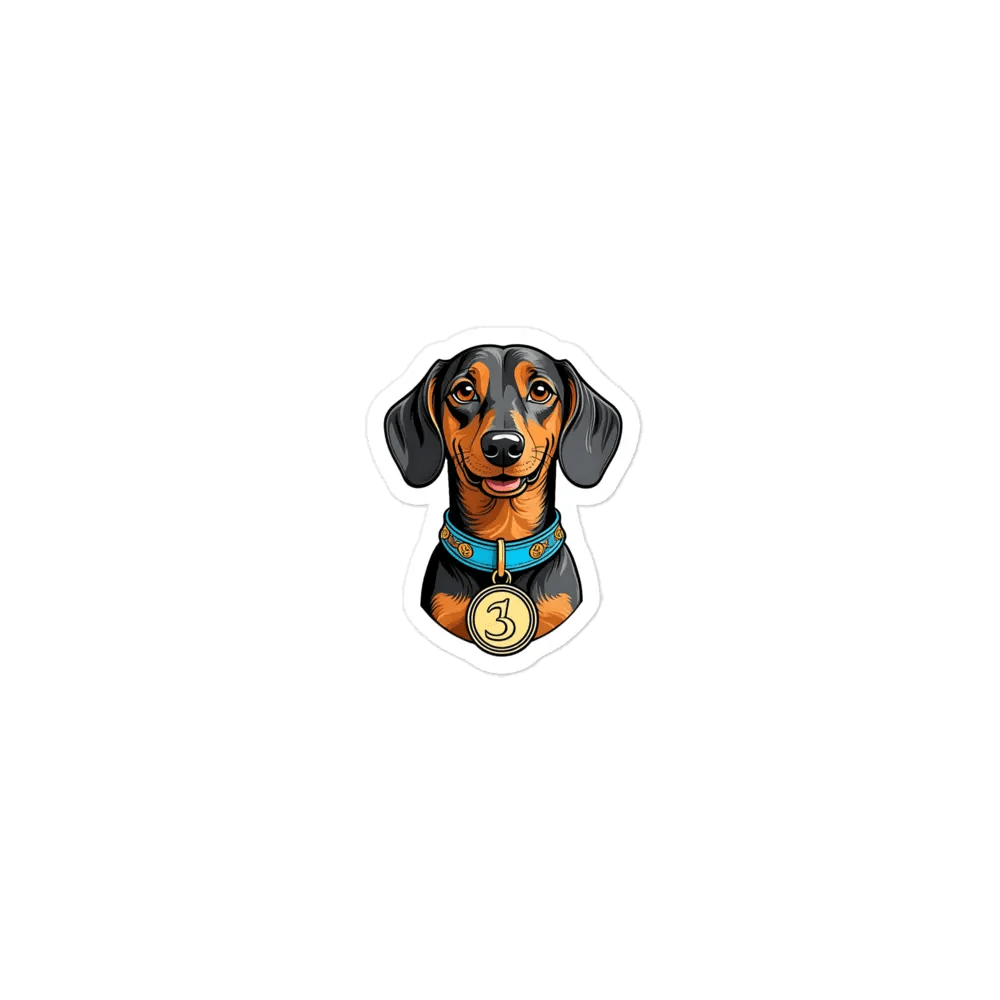 Dachshund Sticker - Waterproof Vinyl Decal for Laptop, Phone & Tablet. - PrintsDog