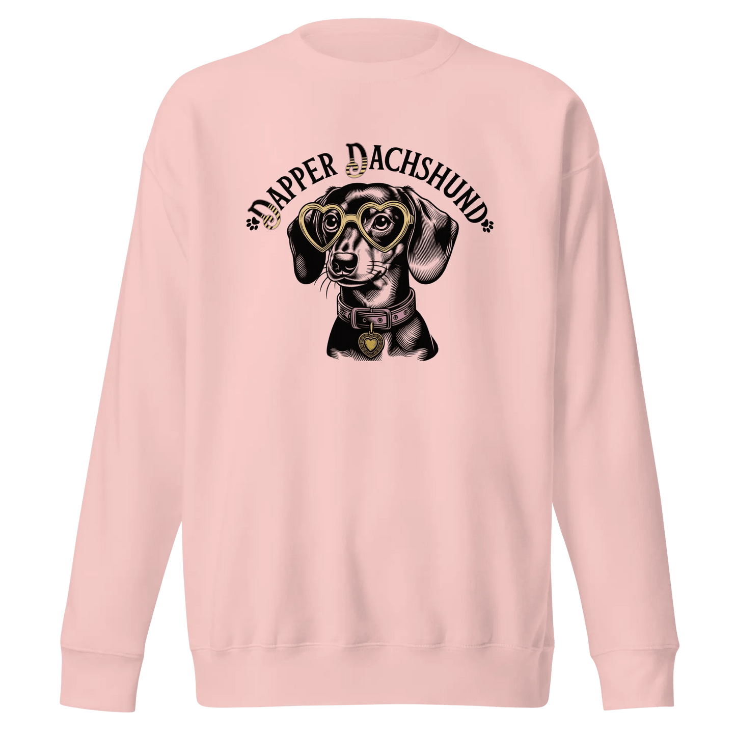 Dapper Dachshund Sweatshirt - Dog Lover Gift for Dachshund Owners. - PrintsDog