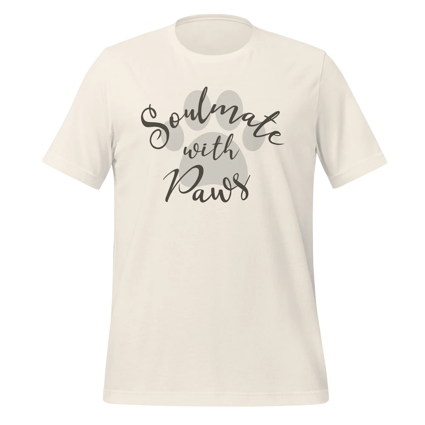 Dog Lover T-Shirt - "Soulmate with Paws" for Dog Owners. - PrintsDog
