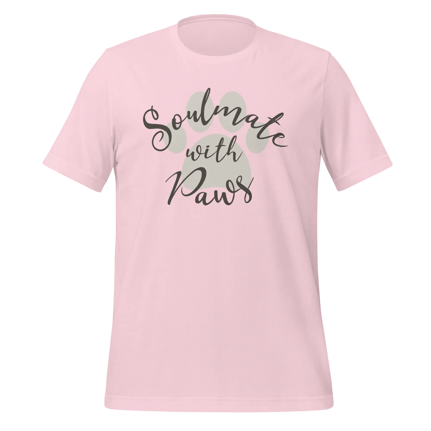 Dog Lover T-Shirt - "Soulmate with Paws" for Dog Owners. - PrintsDog