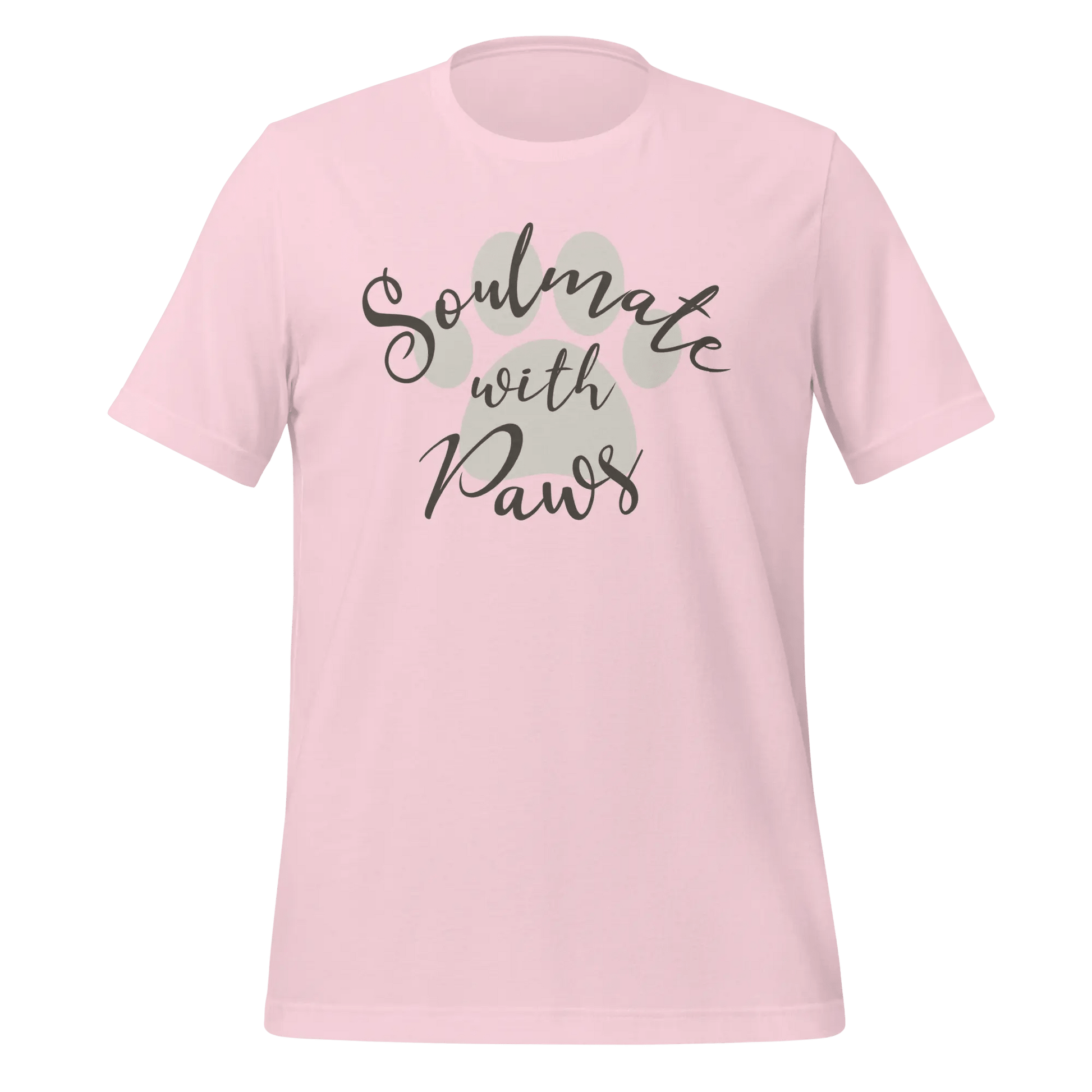 Dog Lover T-Shirt - "Soulmate with Paws" for Dog Owners. - PrintsDog