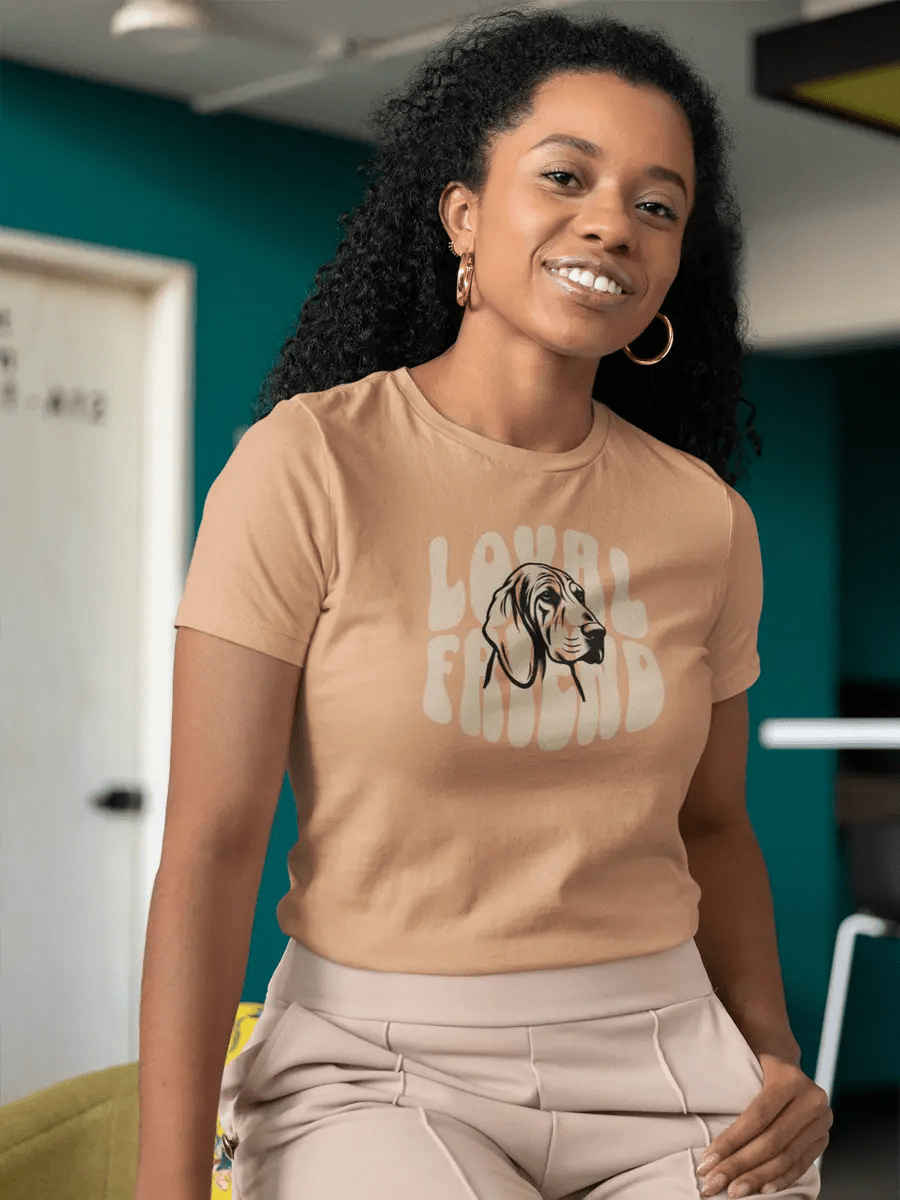 Dog T-Shirt - "Loyal Friend" for Dog Lovers & Pet Owners. - PrintsDog