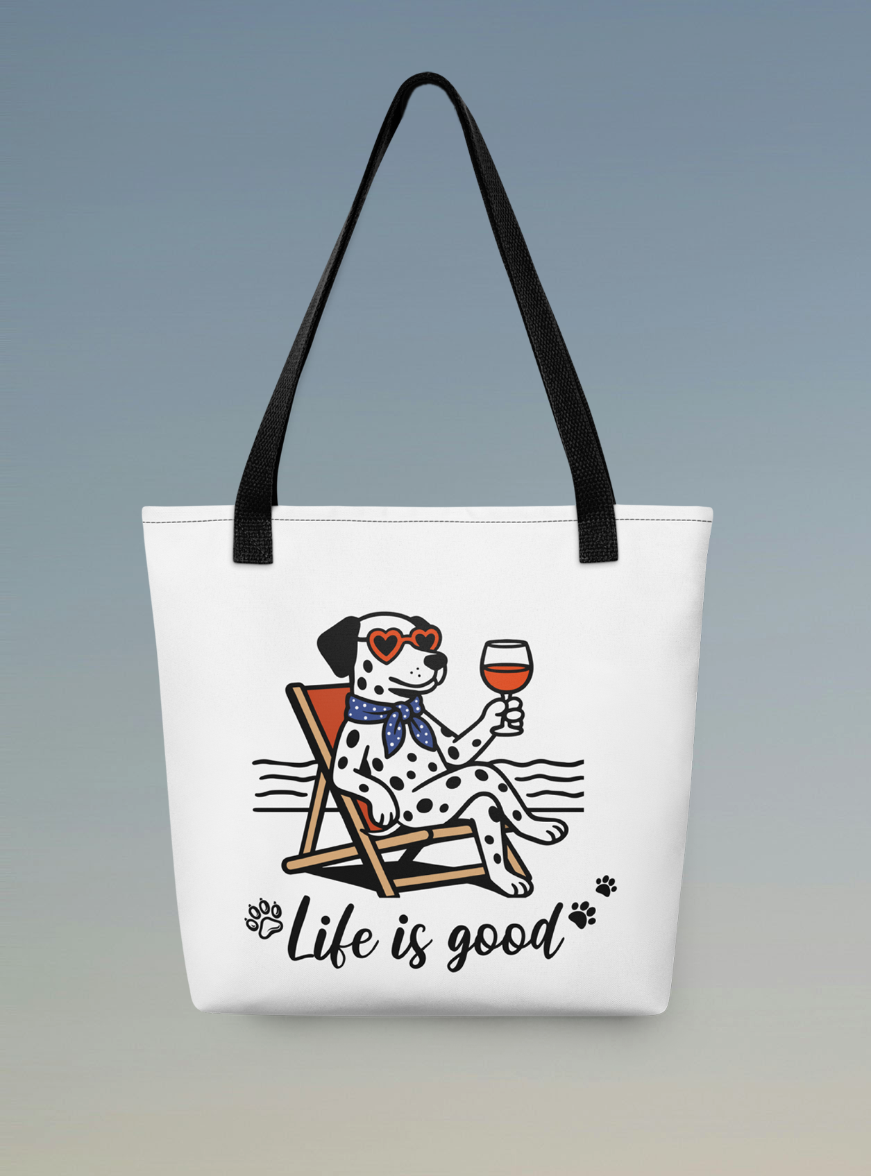 Life is Good Tote Bag.