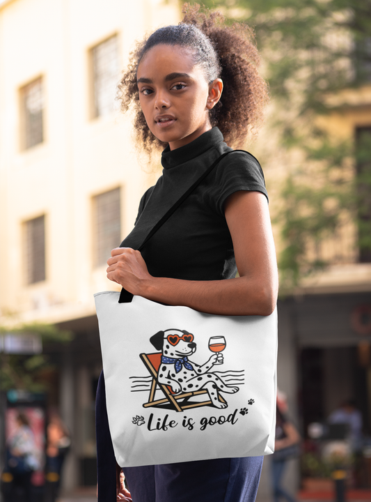 Life is Good Tote Bag.